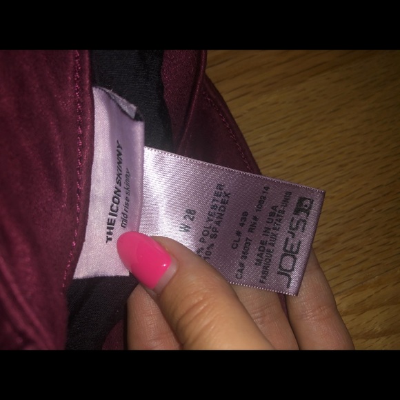 Joe’s skinny suede like pants - Picture 2 of 3